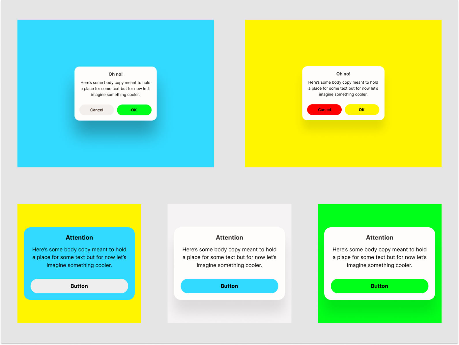 Structural vs. Interactive Colors by Simon Miller on Dribbble