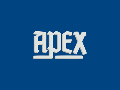 APEX - Logo Word Mark blackletter branding design logo logo design typography vector