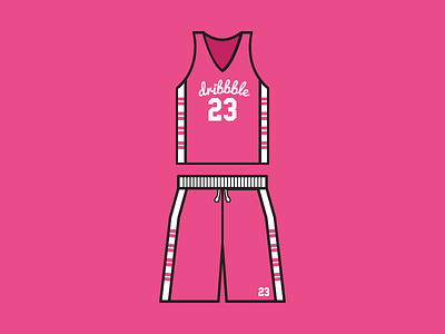 Hello Dribbble! basketball basketball jersey debut dribbble illustration