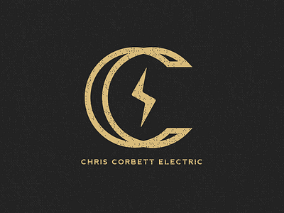 Electrician Monogram black branding designer electrician logo logo design monogram