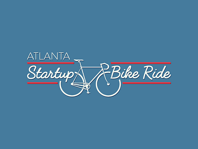 Atlanta Startup Bike Ride atlanta bike charity event design illustrator logo startup
