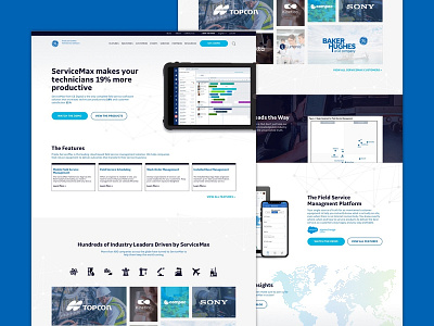 ServiceMax Homepage Redesign