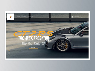 Porsche Homepage branding daily ui design hero image homepage homepage design landing page porsche sketch ui ui. ux ux design ux ui web design webdesign website