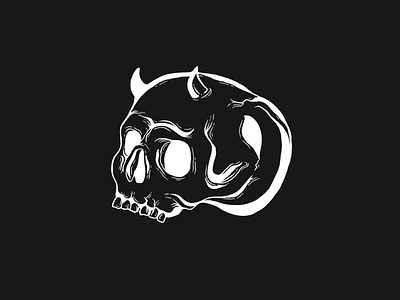 The Devil is in the Details design devil illustration procreate sketch skull tattoo vector