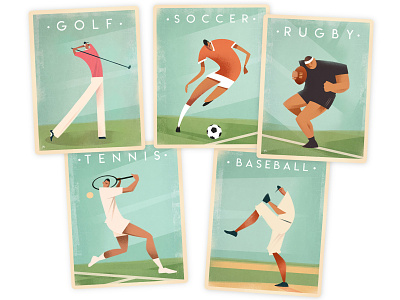 Vintage Sports Poster Designs