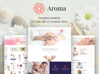 Aroma 💋Premium Template for Spa & Cosmetic Store