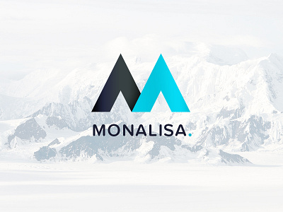 Logo for New Project. logo m monalisa snow theme