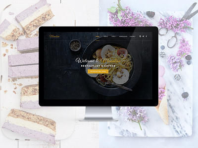 Monalisa Theme - Skin Restaurant & Coffee coffee cupcake food ice cream monalisa monitor restaurant skin theme