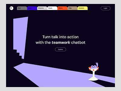 Community Chatbot - Website Design board buildteam clean graphic design header illustration minimal platform task management teamwork to do list ui ux web app webdesign