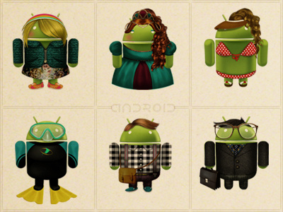 Samsung Android 3d android character design custom samsung