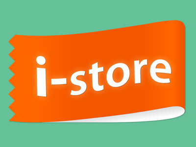 i-store logo store web