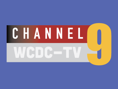 Channel 9 WCDC-TV branding information logo news television