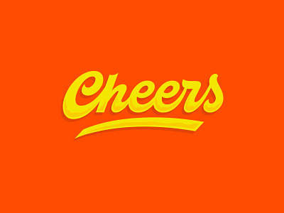 Cheers hand lettering lettering