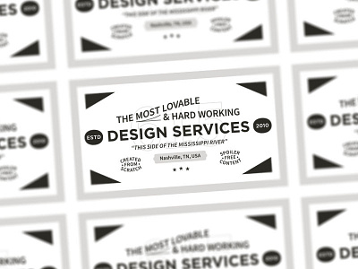 Personal Business Card business card design nashville