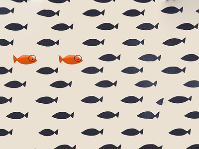 fishes minimalistic illustration design fish fishes illustration minimalistic ui ux