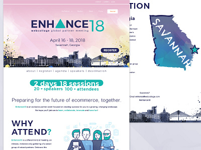Enhance18 Global Partner Meeting Homepage
