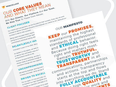 Webcollage Values Manifesto