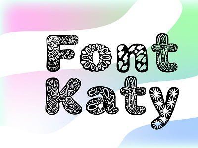 Katy font set