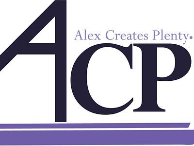 Alex Creates Plenty Logo branding design graphic design logo typography