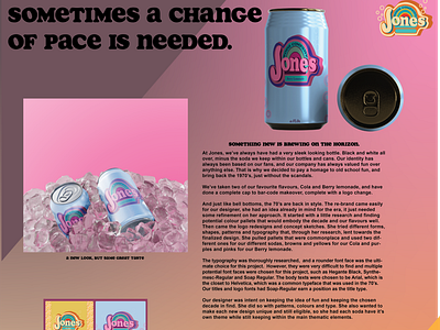 Jones Soda Rebrand