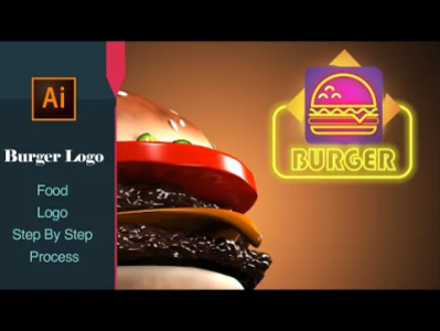 Neon Logo branding burger channel logo cooking channel design fast food food graphic design illustrator logo logo design resturant branding resturant logo