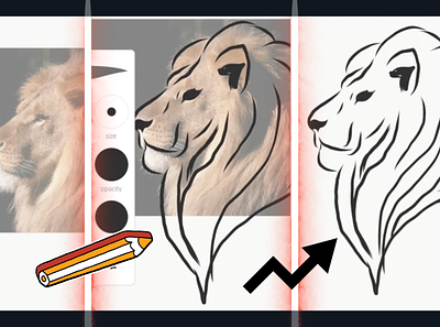 LionKing adobe draw animal art design digital art draw illustration lion sketch sketchbook