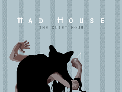 Mad House alice cat cheshire crazy design girl horror illustration mad scary shadows wonderland