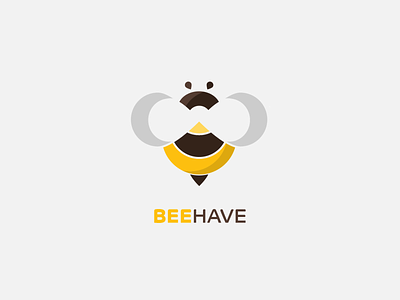 🐝-have bee bee hive bee logo bumblebee hive honey honeybee honeycomb logo logo a day