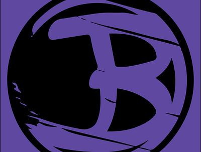 purple aren't violet design illustration logo