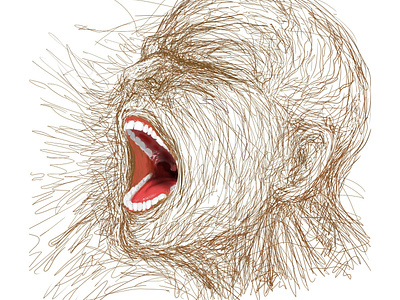 "SCREAMING" arte belleza cuento dibujo drawing illustration ilustracion rostro