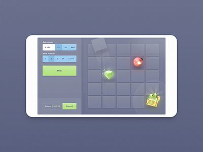 Responsive web game - Minesweeper gambling