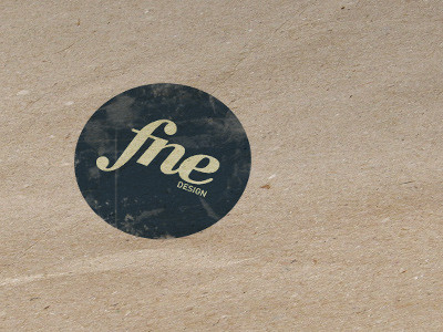 Fine Design - Logo fine fne identity logo