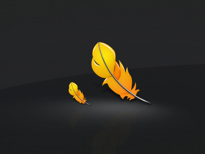 Illustrator Icon adobe dock feather icon illustrator mac yellow