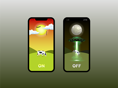 On/Off Screen - DailyUI