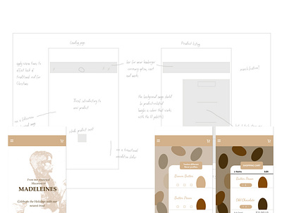 WIREFRAME: 2021 Holiday Season Product Line Launch design graphic design illustration typography ui