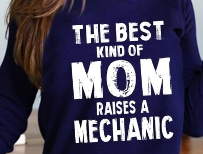 Mechanic Mothers day T-shirt Design