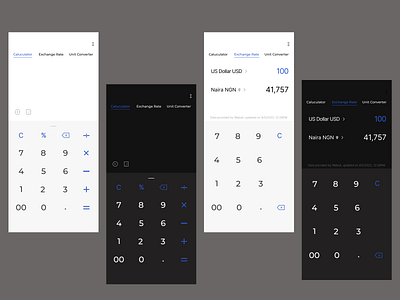 Calculator design ui ux