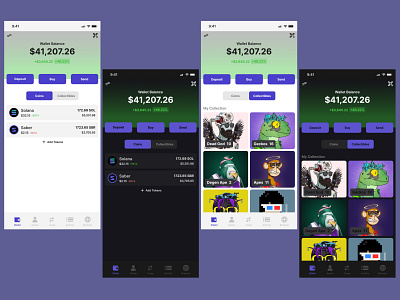 Wallet app design ui ux