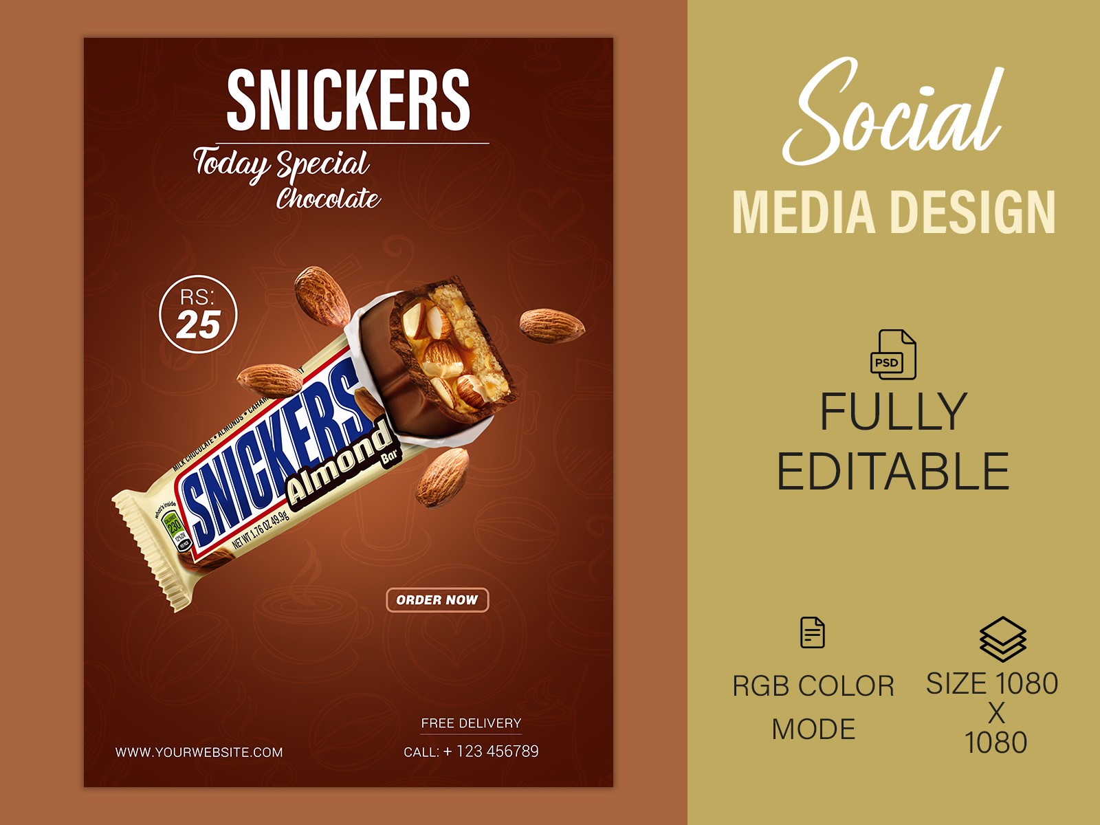 snickers chocolate advertisement