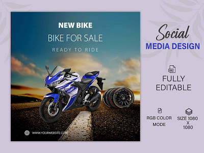 Bike Banner | Social Media Post Design