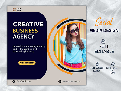 Business Agency Banner | Social Media Post Design