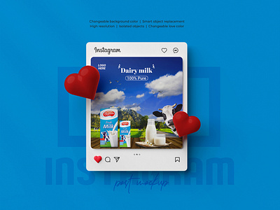 Dairy milk Banner | Social Media Post Design