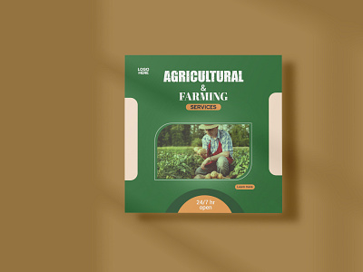 Agriculture & Farming Banner | Social Media Post Design