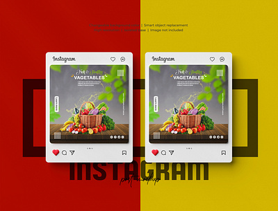 Vegetable Food Banner | Social Media Post Design ad advertiging branding design facebook ad facebook post flyer food graphic design instagram ad instagram psot poster shot social media ad banner social media banner social media post design stories template vegetable web banner