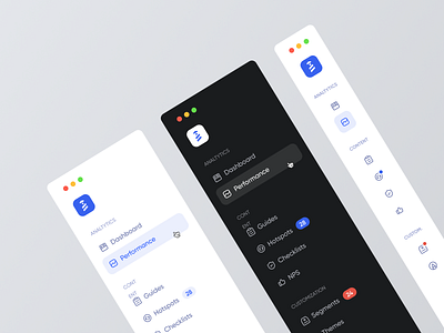 Sidebar Navigation by Omer Erdogan on Dribbble