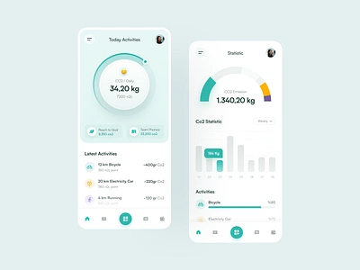 Carbon Emission App 3d android android app app carbon emission interface ios ios app mobile mobile app mobile app design mobile screen mobile ui mobileapp