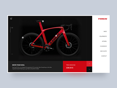 Bike ecommerce layout bicycle bike ecommerce landing page