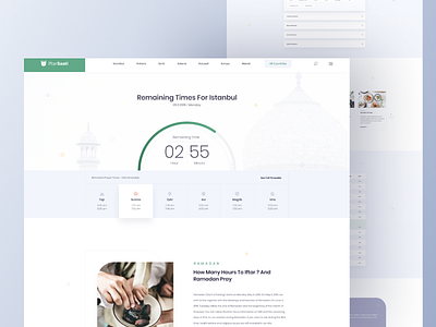 Ramadan Prayer clock landing page prayer ramadan ramadan kareem timer