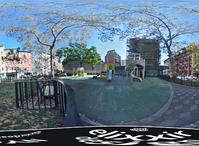 DeSalvio Playground - Google Street View branding