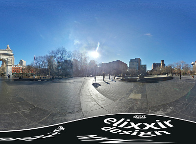 Washington Square Park - Google Street View Set 1 branding